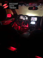 Universal Remote-Controlled LED Interior Footwell Lighting Kit